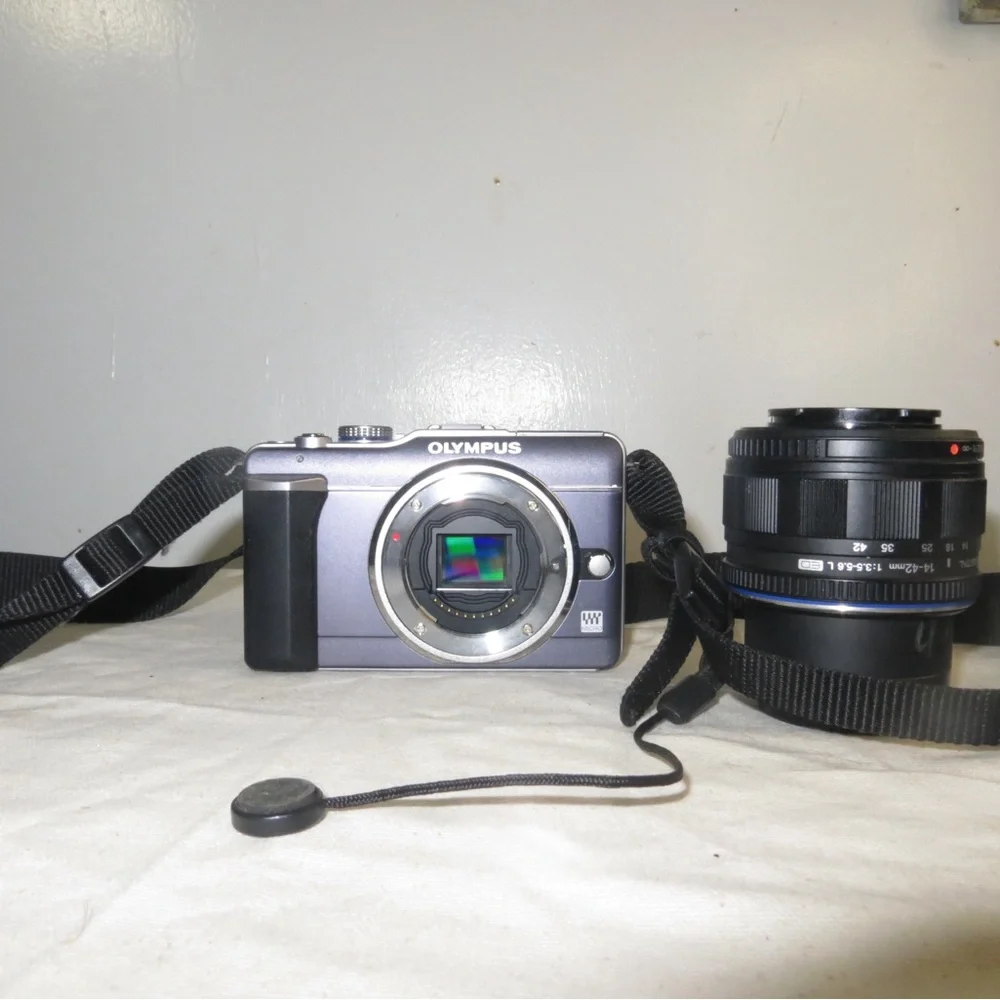 Olympus dark gray Digital Camera
